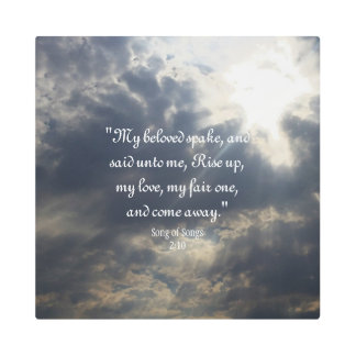 歌の歌2:10メタルウォールアート メタルプリント