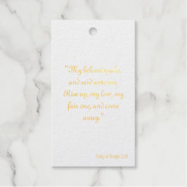 歌の歌2:10 ギフトタグ