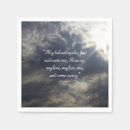 歌の歌2:10 スタンダードカクテルナプキン