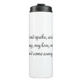 歌の歌2:10 タンブラー (正面)