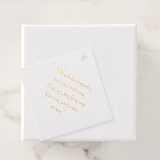 歌の歌2:10 フェイバータグ (箱)