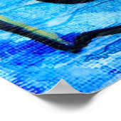 歌の歌8:7 – 多くの水は愛を癒すことはできない ポスター (角)