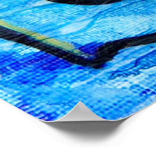 歌の歌8:7 – 多くの水は愛を癒すことはできない ポスター (角)