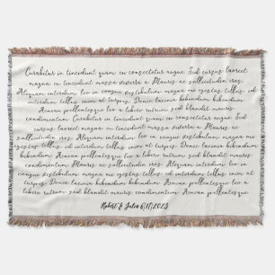 歌の結婚歌詞プレゼント スローブランケット