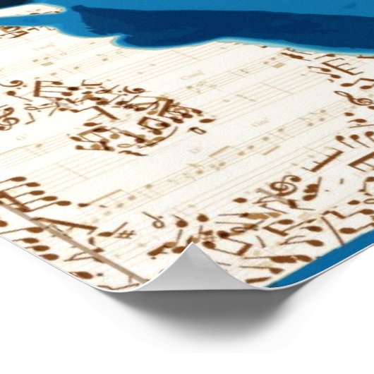 歌の芸術 ポスター (角)