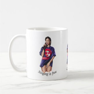 歌は無料のコーヒーマグ コーヒーマグカップ