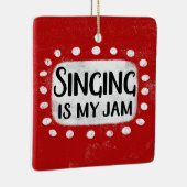 歌は私のジャムオーナメント セラミックオーナメント (右)