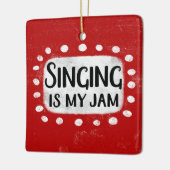 歌は私のジャムオーナメント セラミックオーナメント (左)