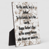 歌わない英雄 フォトプラーク (側面)