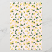 歌を愛するレモンの名前ピンクシャワーゲームカード チラシ (裏面)