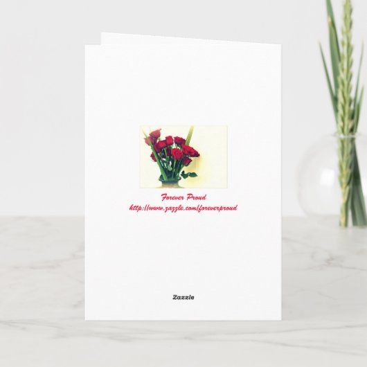 歌を歌うカウボーイ·レトロ·バレンタイン·デイ·カード シーズンカード (裏面)