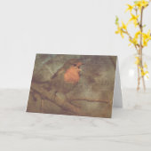 歌を歌う カード (黄色い花)