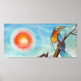 歌を歌う ポスター