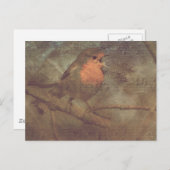 歌を歌う ポストカード (正面/裏面)