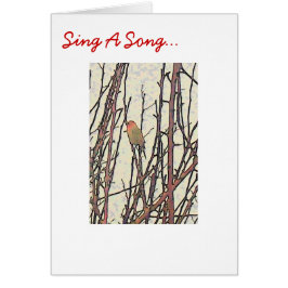 歌を歌って下さい