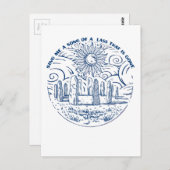 歌を歌って下さい ポストカード (正面/裏面)