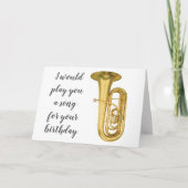 歌を歌わな遊い**40歳の誕生日カード** カード (正面)