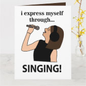 歌を通し表現て自分を歌うこと カード (黄色い花)