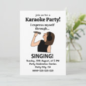 歌を通し表現て自分を歌うこと 招待状 (スタンド正面)