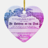 歌劇「後宮誘拐」アマデウス・モーツァルト セラミックオーナメント (正面)