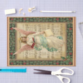 歌唱ビクトリアン天使ティッシュペーパー 薄葉紙 (クラフト)