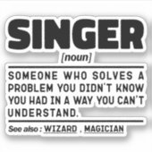 歌唱名詞定義歌唱愛好家クール家 シール (正面)