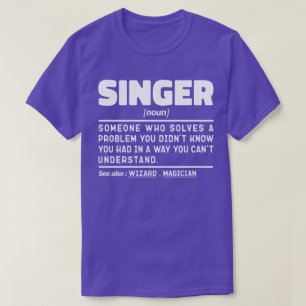 歌唱名詞定義歌唱愛好家クール家 Tシャツ