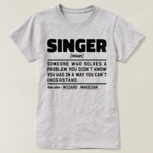 歌唱名詞定義歌唱愛好家クール家 Tシャツ