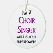 歌唱団 セラミックオーナメント (左)