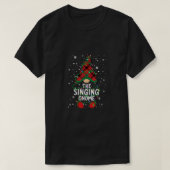 歌唱格言ファミリーマッチンググループクリスマスライト Tシャツ (デザイン正面)