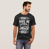 歌唱者の声を使わせない Tシャツ (正面フル)