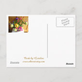 歌唱花ハッピーバースデー葉書 ポストカード (裏面)