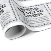 歌唱許可 ラッピングペーパー (ロールコーナー)