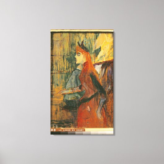 歌唱講座， 1882 キャンバスプリント (正面)