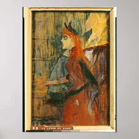 歌唱講座， 1882 ポスター (正面)