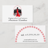 歌声コーチミュージック先生 名刺 (正面/裏面)