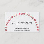 歌声コーチミュージック先生 名刺 (裏面)