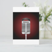 歌声マイク招待状 招待状 (スタンド正面)