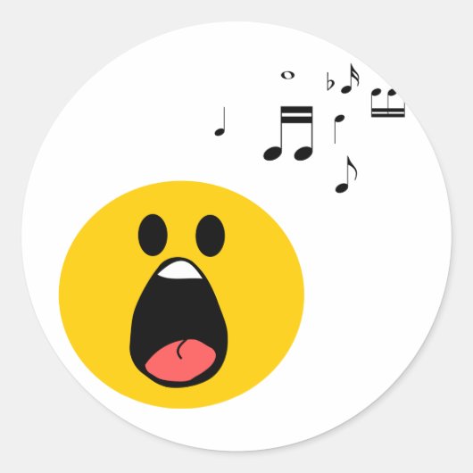 歌声 ラウンドシール (正面)