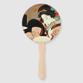 歌川国丸鏡美女 ハンドファン (正面)