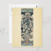 歌川国芳の七福神 ポストカード (正面/裏面)