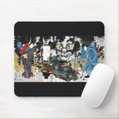 歌川国芳モンスターキャッツ五拾三次之内 岡崎の場 マウスパッ マウスパッド (マウス)