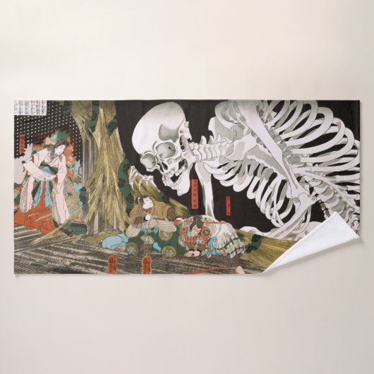 歌川国芳戦士vs.幽霊日本の美術 バスタオルセット (バスタオル)