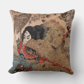 歌川国芳水滸伝の英雄 クッション (正面)