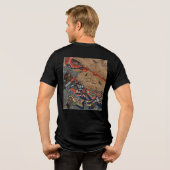 歌川国芳水滸伝の英雄 トライブレンドＴシャツ (裏面全面)