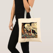 歌川国芳滝夜叉魔女と骸骨 トートバッグ (正面(商品))