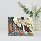 歌川国芳滝夜社魔女と骸骨 ポストカード (スタンド正面)