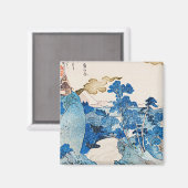 歌川国芳 – 富士の雪渓 マグネット (正面/裏面)