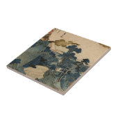 歌川国芳 – 富士夕べ景 タイル (側面)