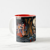 歌川国芳、相馬の古内裏 ツートーンマグカップ (正面左)